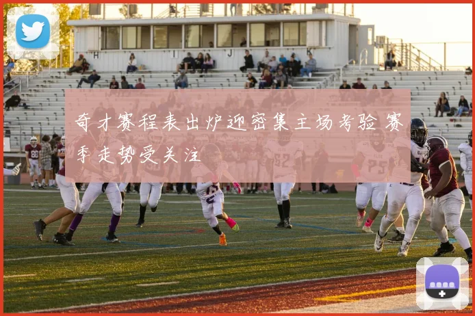 奇才赛程表出炉迎密集主场考验 赛季走势受关注