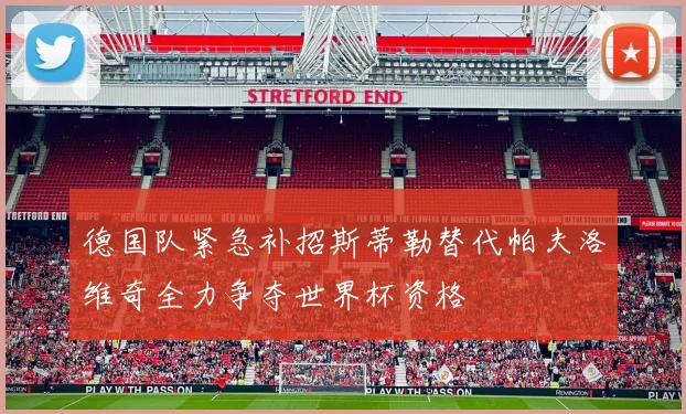 德国队紧急补招斯蒂勒替代帕夫洛维奇全力争夺世界杯资格