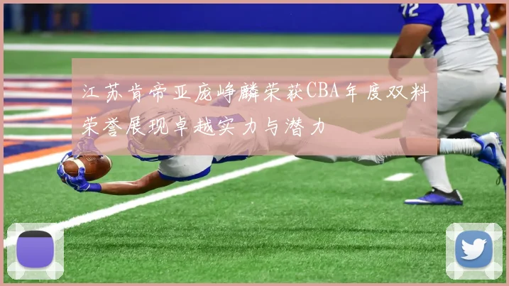 江苏肯帝亚庞峥麟荣获CBA年度双料荣誉展现卓越实力与潜力